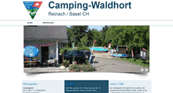 Desktop Screenshot of camping-waldhort.ch