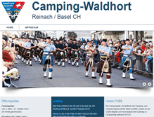 Tablet Screenshot of camping-waldhort.ch